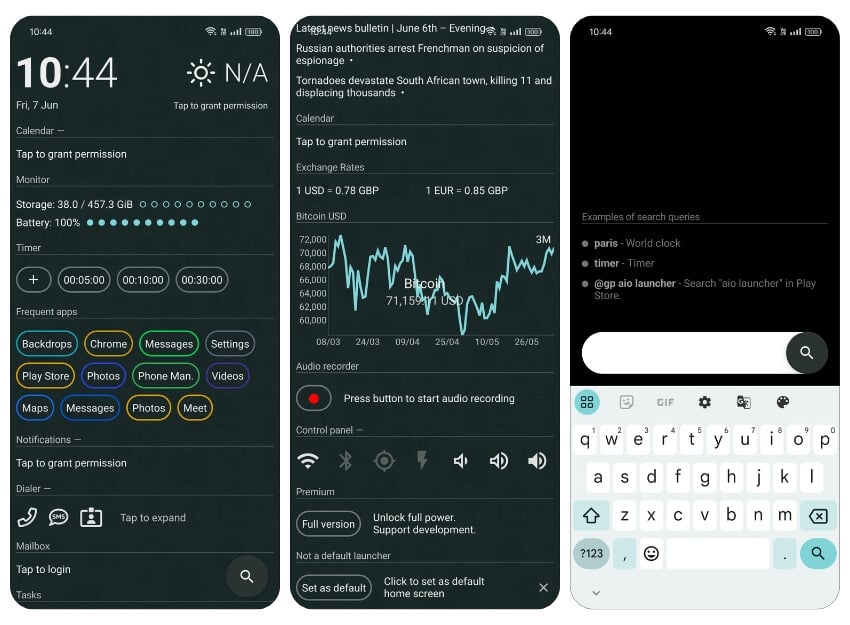 aio launcher for android