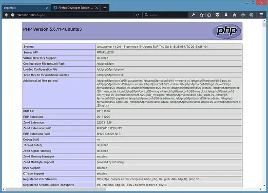 Info PHP-FPM - parte 2