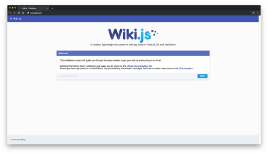 Installateur Wiki.js