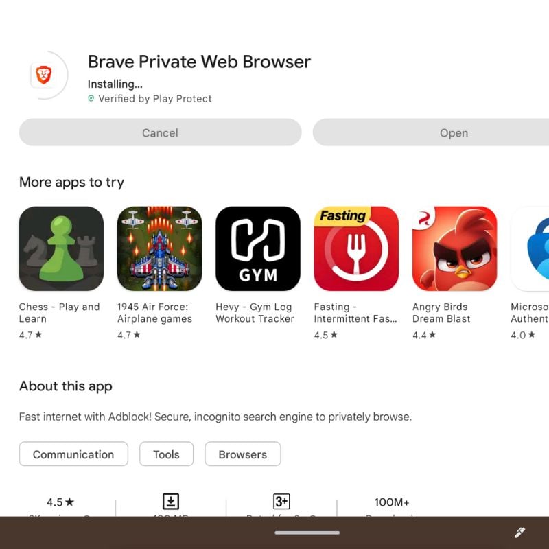 installa browser