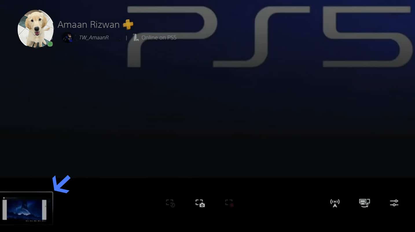 Wallpaper auf PS5 ändern