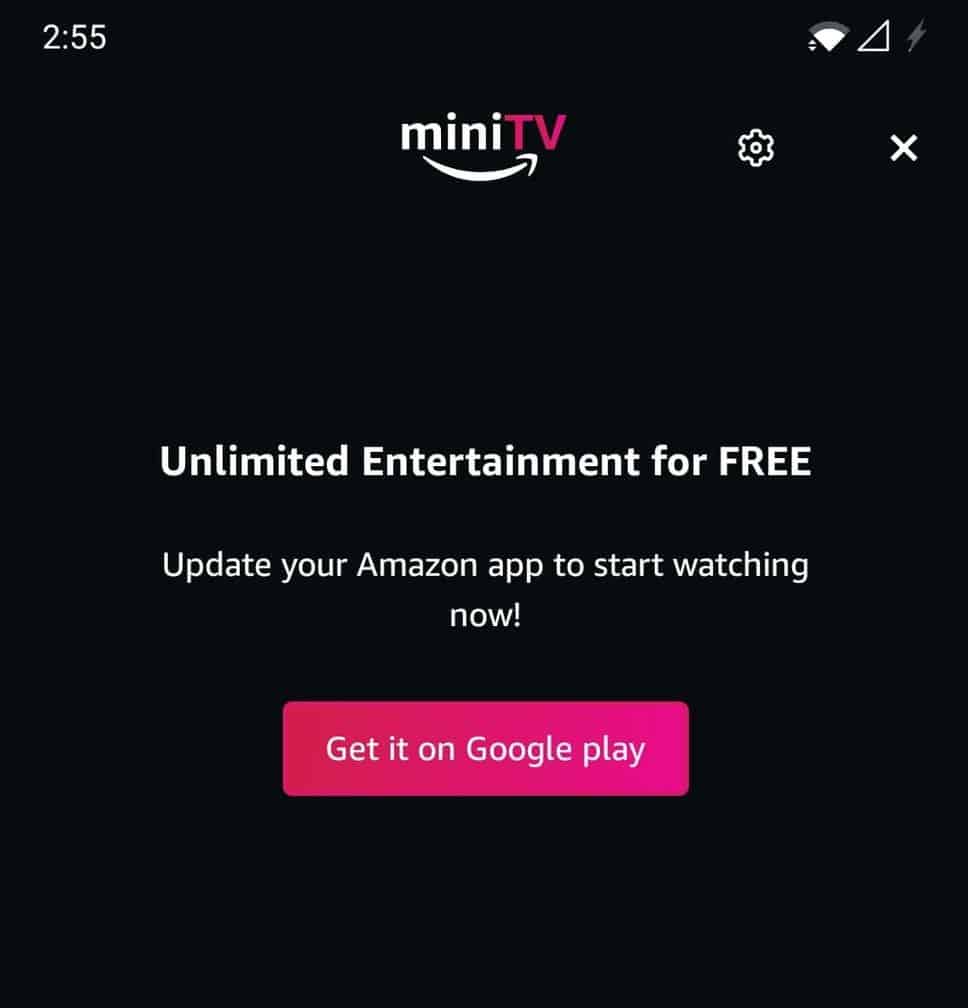 update amazon app