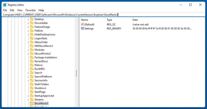 mover barra de tarefas no windows 11