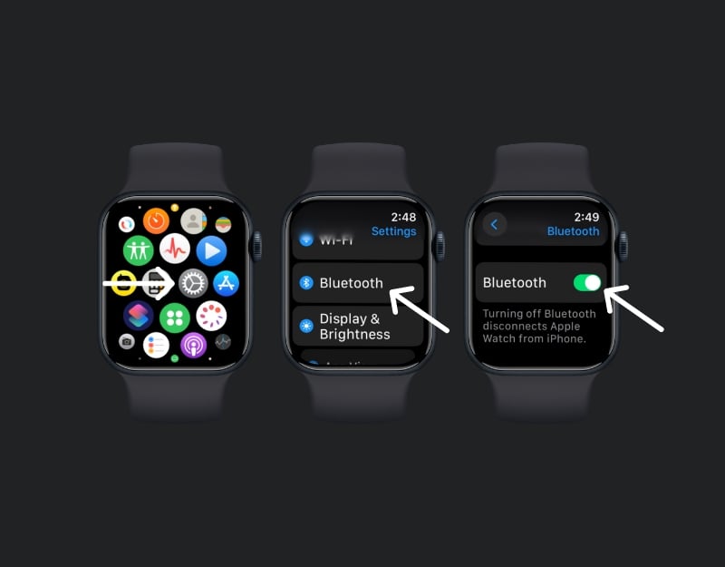 So aktivieren Sie Bluetooth auf der Apple Watch