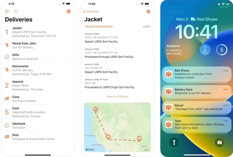 parcel delivery tracking