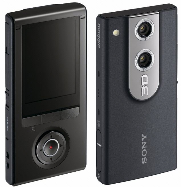 i 7 migliori camcorder 3d e come funzionano - sony 3d bloggie 8gb hd flash memory camcorder