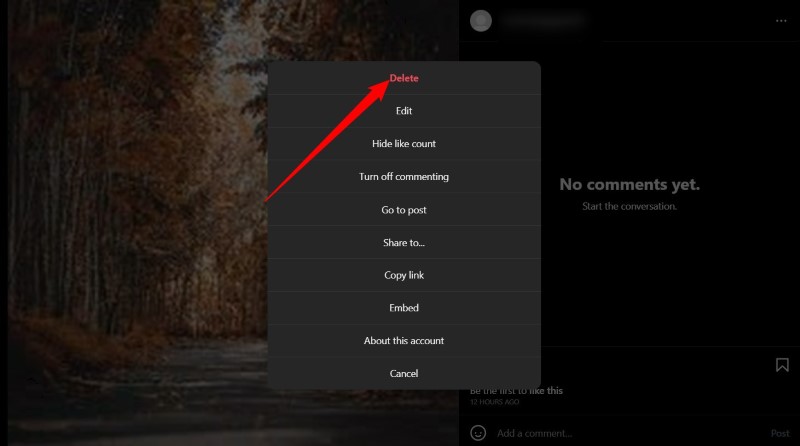 comment supprimer complètement tous vos posts instagram