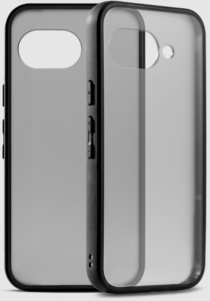 black frosted clear case cover for google pixel 9a dailyobjects