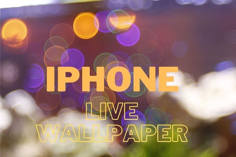 applications de fonds d'écran animés pour iphone