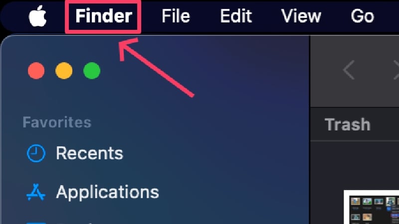 Finderツールバー
