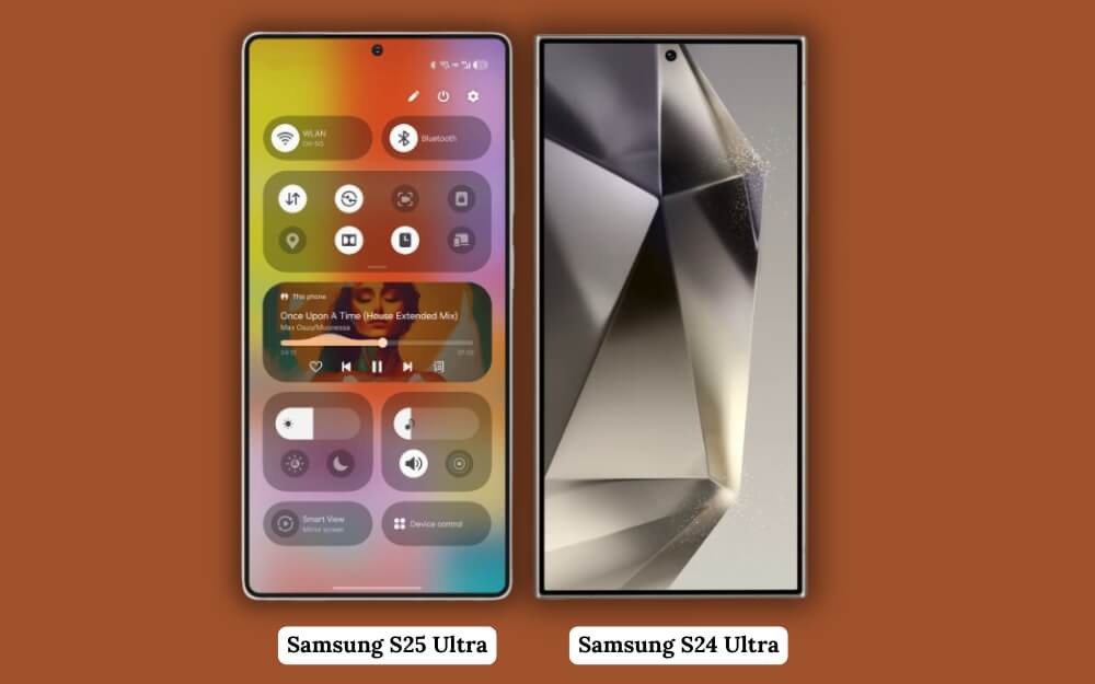 samsung galaxy s25 ultra und s24 ultra seitenvergleich