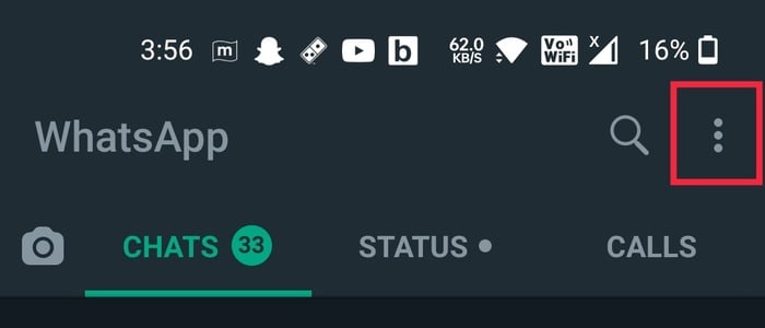 configuración de whatsapp