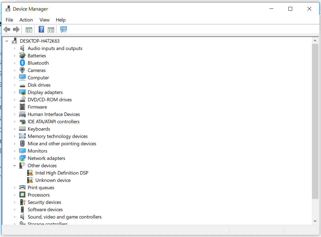 Come risolvere l'errore Nessun dispositivo di uscita audio installato in Windows 10 - passo 1