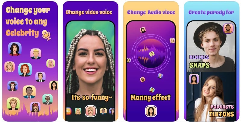 application de changement de voix de blague