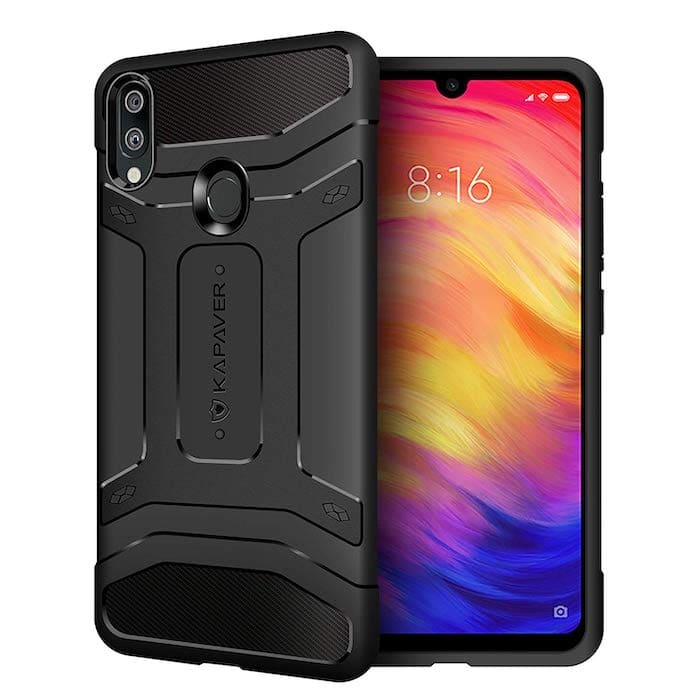 9 beste hüllen und cover für redmi note 7 und redmi note 7 pro - kapaver stoßfeste carbonfaser-rüstung