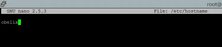 Ubuntuのホスト名を設定