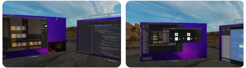 split screen per vision os