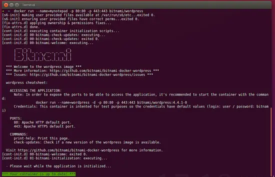 Conteneur Docker Wordpress
