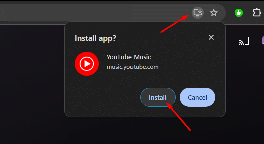 Installa l'App YouTube Music