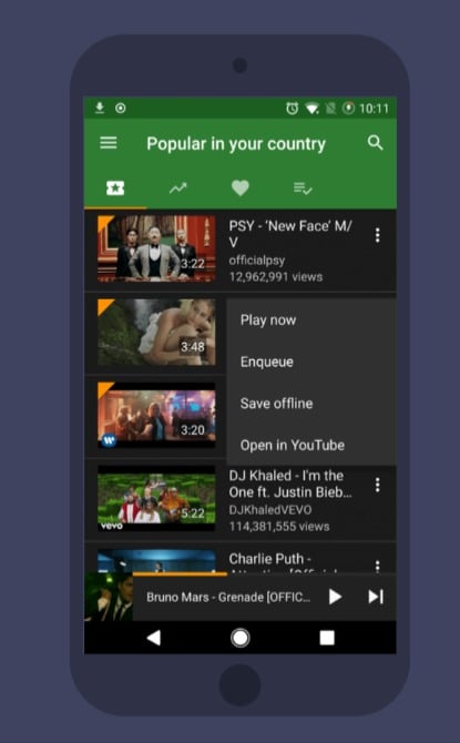 25 mejores aplicaciones para descargar música para una escucha sin interrupciones - ymusic descargar y escuchar video de youtube en segundo plano android