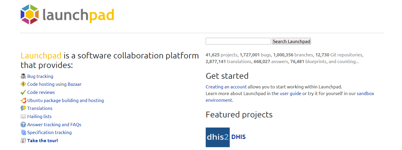 오픈 소스 프로젝트를 호스팅하기 위한 5가지 최고의 GitHub 대안 - Launchpad
