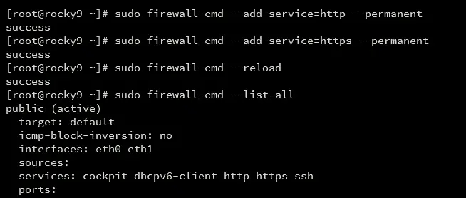 setup firewalld