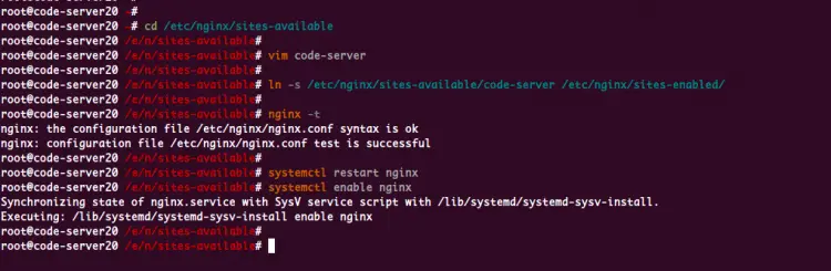 Visual Code Server를 위한 Nginx 리버스 프록시 설정
