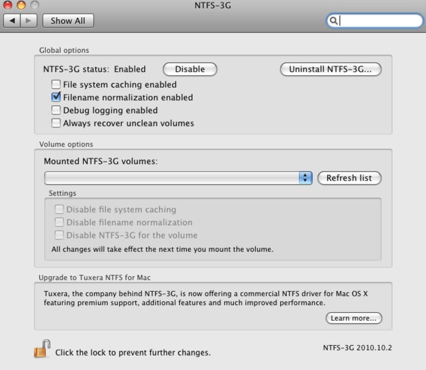 NTFS 3G para MAC