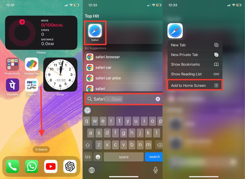 recherche spotlight