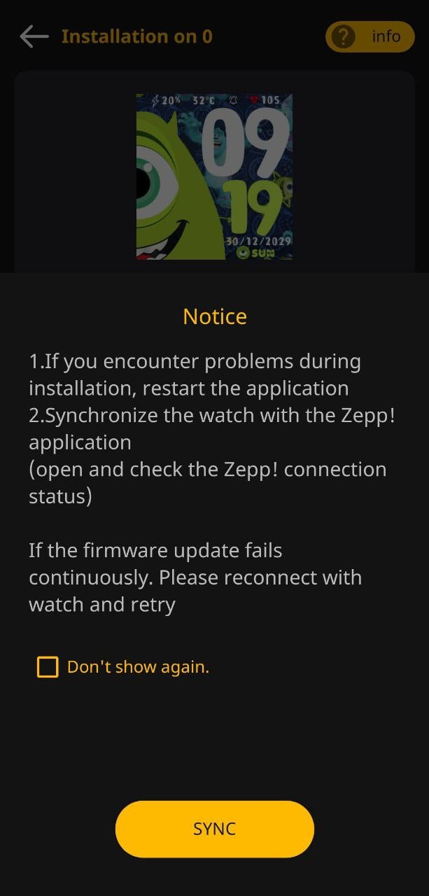amazfit amazfit install