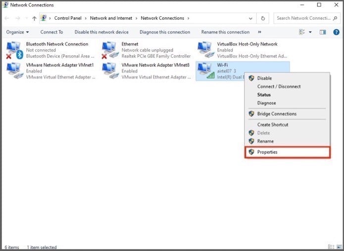 WindowsでのDNSサーバー変更