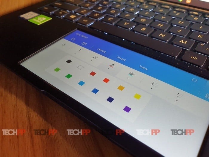 asus zenbook 14 ux434 review: your touchpad now has a screen! - asus zenbook 14 dualscreen review 9