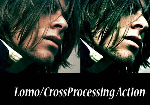 screenshot di lomo cross-processing.