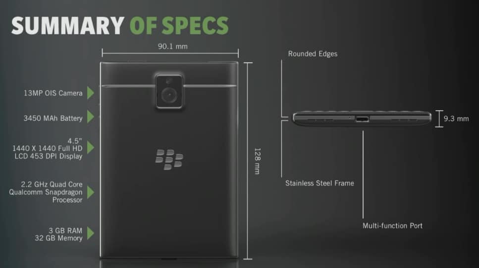 blackberry passport 10