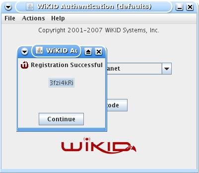 Token de Autenticación Mutua - código de registro