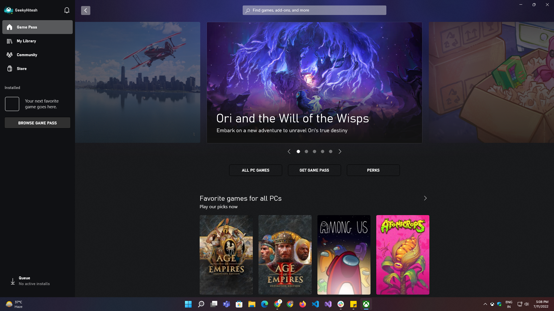 приложение xbox в windows 11