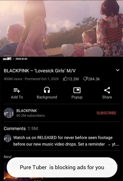 blocca gli annunci di YouTube