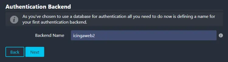Icinga Authentifizierungs-Backend