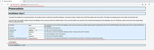 PowerAdminデータベース設定