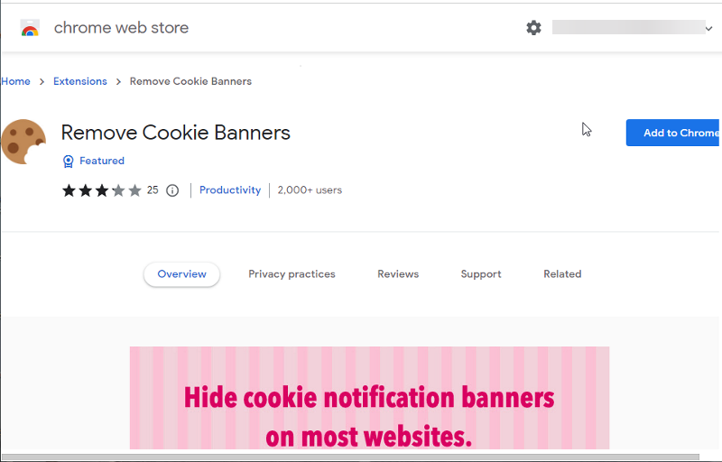 rimuovi banner cookie - blocchi pop-up per cookie