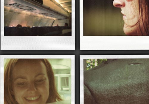 screenshot del generatore polaroid.