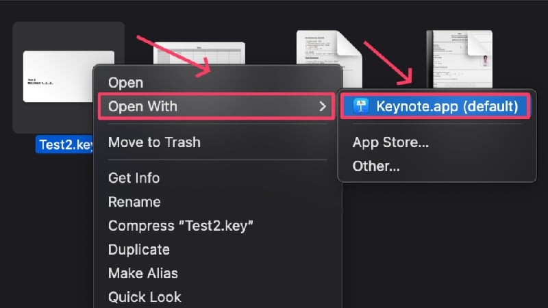 Keynoteで開く