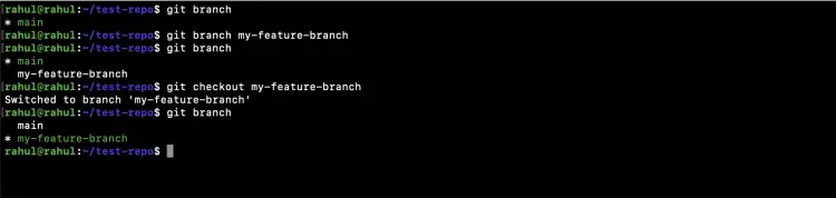 Créer une nouvelle branche