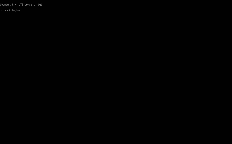 Ubuntu 24.04 Anmeldeaufforderung
