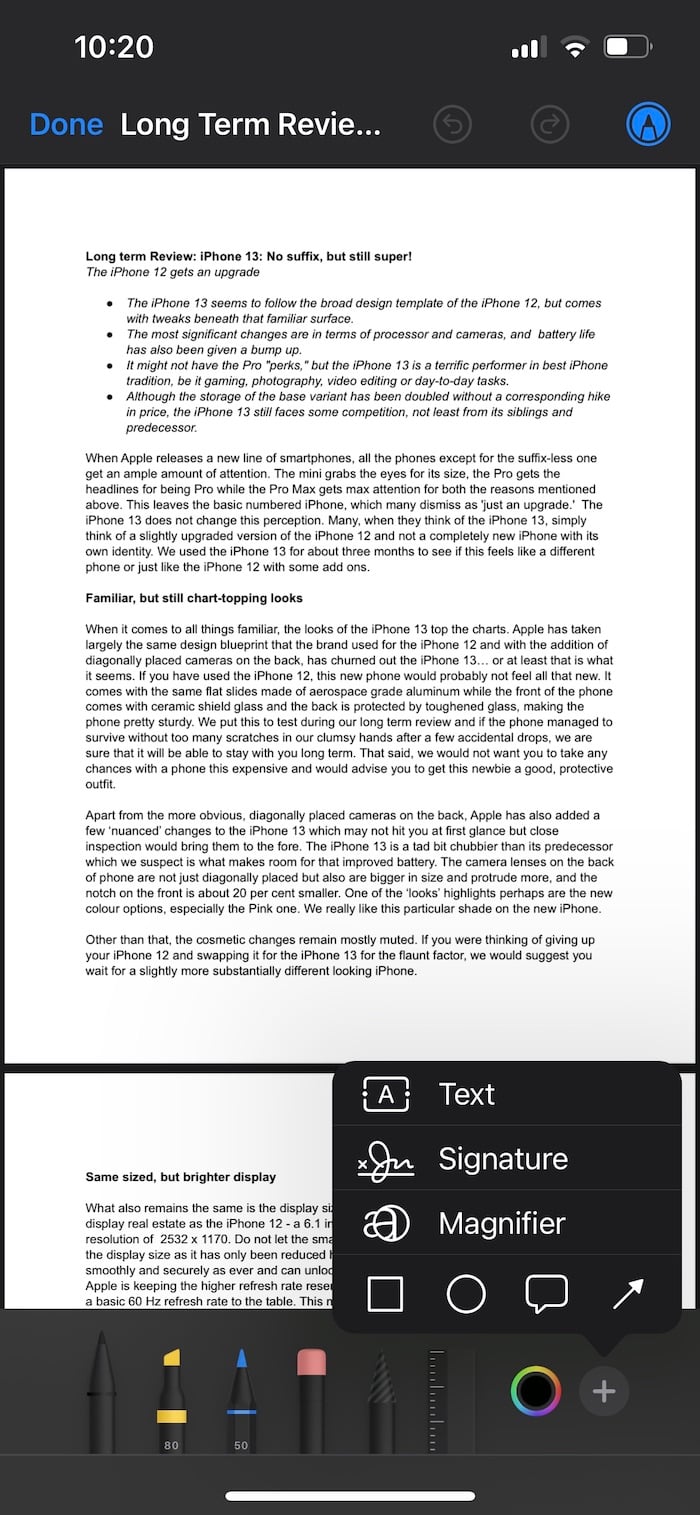 как редактировать pdf на вашем iphone без загрузки приложений! - шаг3