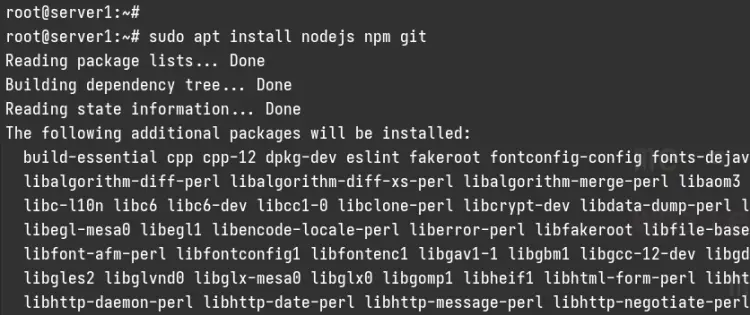 instalar nodejs e npm