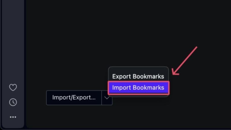 importar marcadores en opera