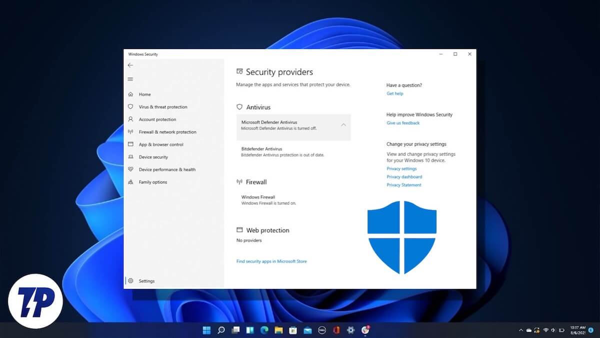 meilleure façon de supprimer windows security de manière permanente