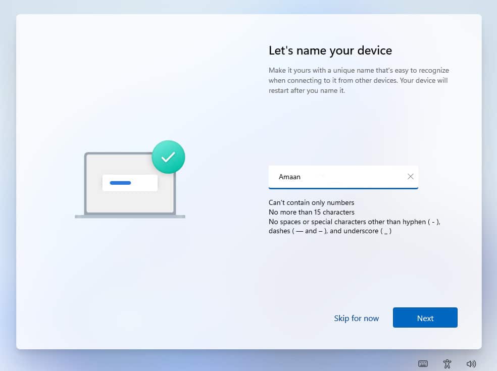 Configura Tiny11