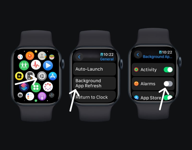 come attivare il refresh in background delle app su apple watch